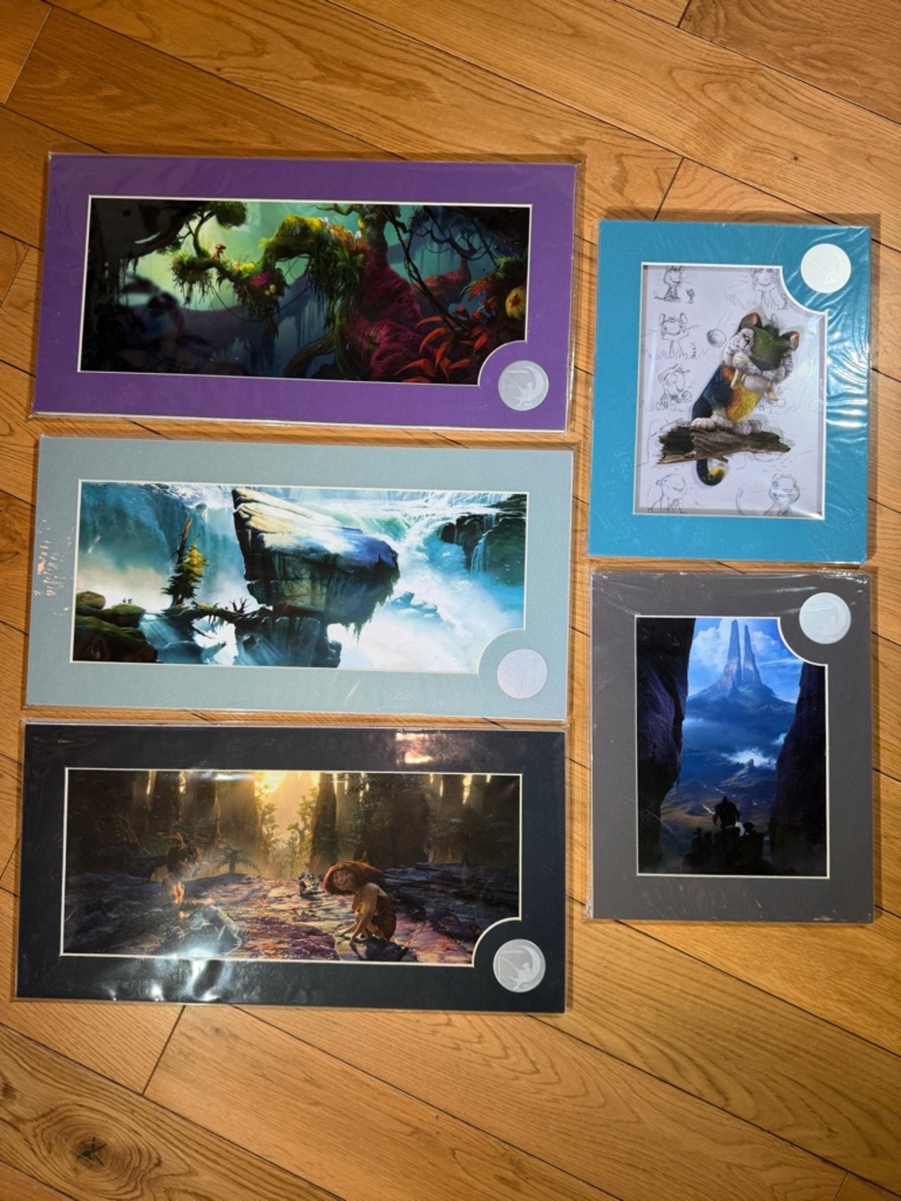 The Croods Limited Edition Laser Cel Set (5) - Sanders Art Studio COA DreamWorks